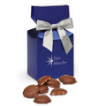 Pecan Turtles in Metallic Blue Gift Box